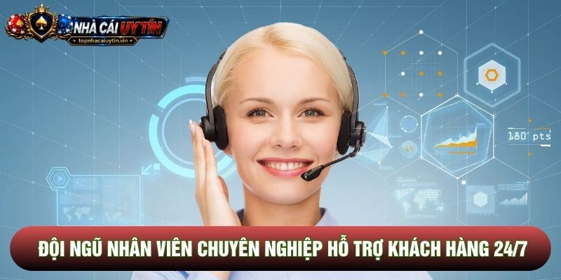 Đội ngũ nhân viên chuyên nghiệp hỗ trợ khách hàng 24/7 Đội ngũ nhân viên chuyên nghiệp hỗ trợ khách hàng 24/7