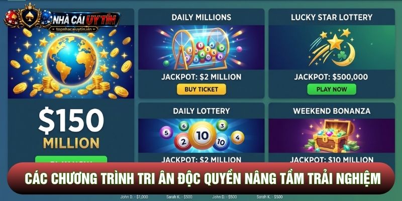 Các chương trình tri ân độc quyền nâng tầm trải nghiệm Các chương trình tri ân độc quyền nâng tầm trải nghiệm
