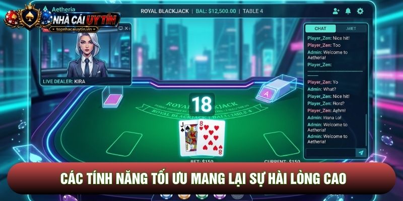 Các tính năng tối ưu mang lại sự hài lòng cao Các tính năng tối ưu mang lại sự hài lòng cao